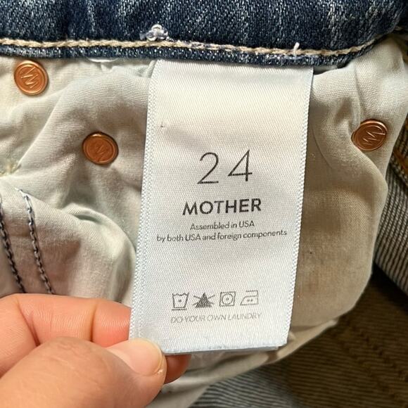 MOTHER High Rise Blue Jeans - Picture 8 of 10